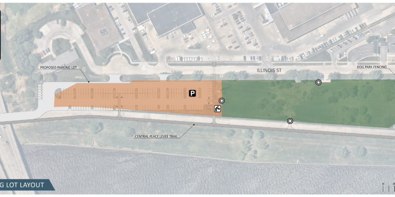 Seeking public input on updates to Riverwalk Dog Park, new parking lot.